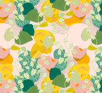 Satin Girl Garden Wrapping Paper