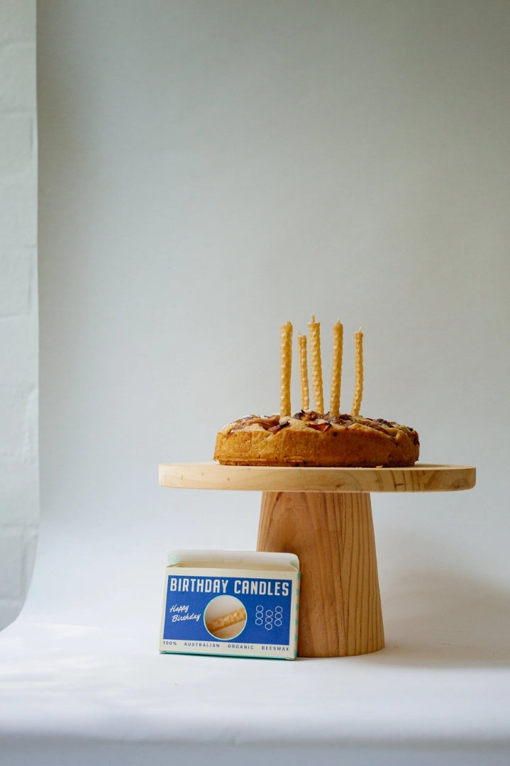 Organic Beeswax Birthday Candles