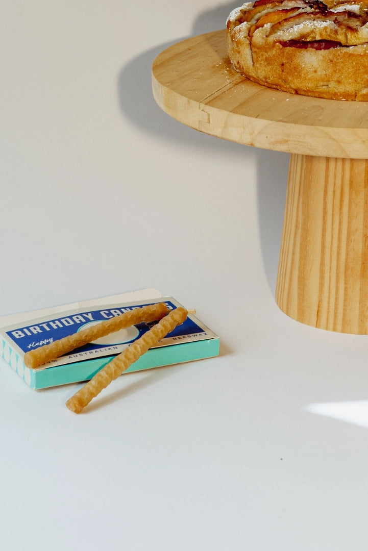 Organic Beeswax Birthday Candles