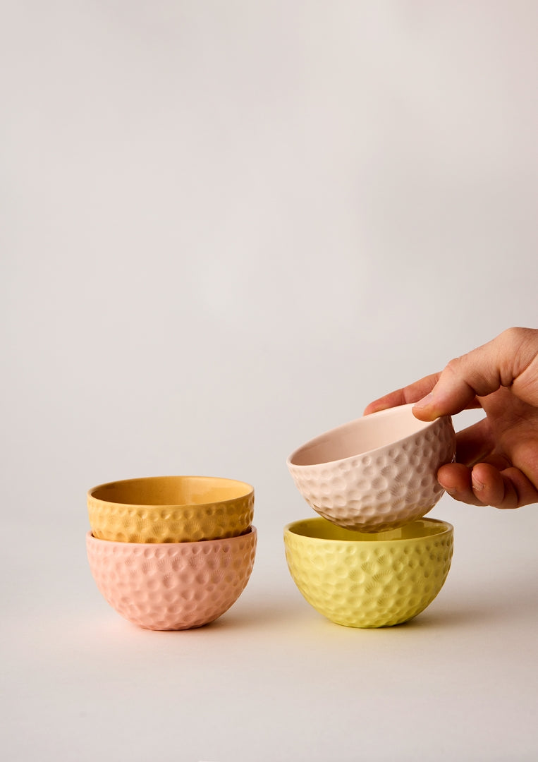 Pastel Pop Bowl Set - Petite Cantaloupe Mix