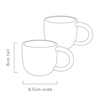 Sunny Day Mugs - Cobalt Garden (2 set)