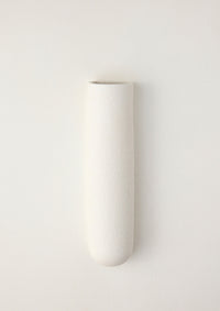 Wall Vase - White Boucle