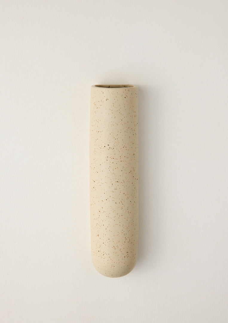 Wall Vase - Oatmeal