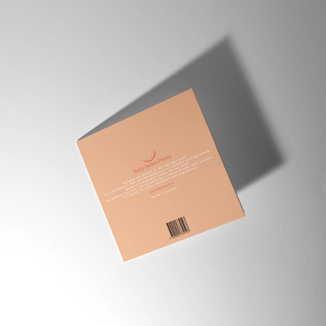 You, Me & Pastries Greeting Card