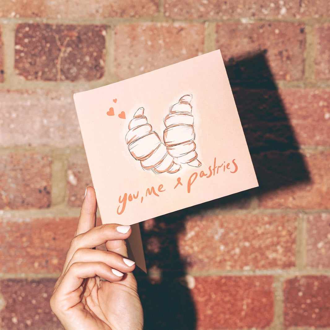 You, Me & Pastries Greeting Card
